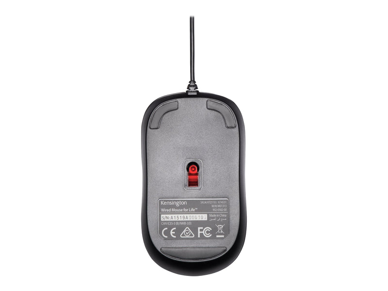 Kensington ValuMouse – Bequeme USB-Maus für Rechts- und Linkshänder
