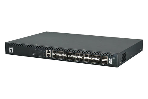 LevelOne Netzwerk-Switch – 26 Ports, Web-Management