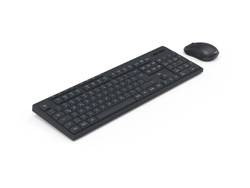 HAMA Kabellose Tastatur und Maus – Ideal fürs Heimbüro, 8 Mediatasten