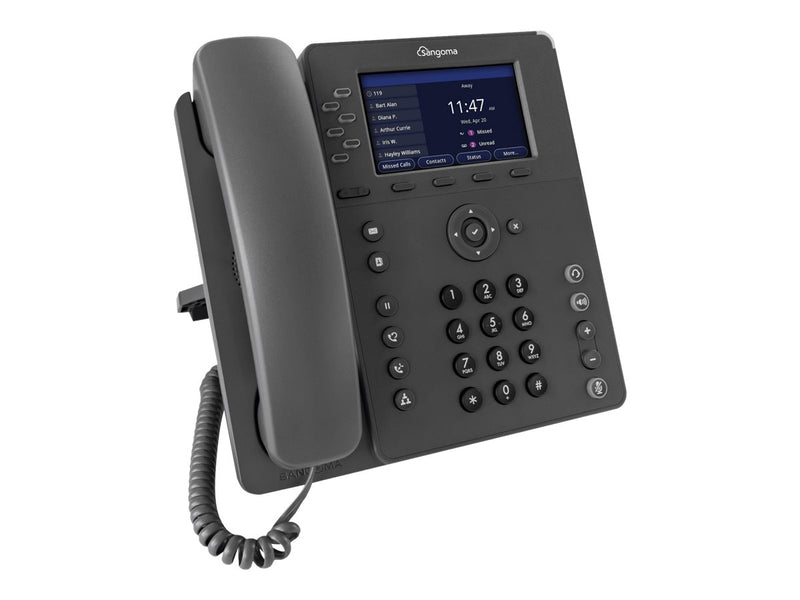 Sangoma P325 VoIP-Telefon – Rufnummernanzeige, Dreiweg-Konferenz