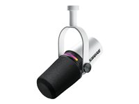 Shure Podcast-Mikrofon – XLR/USB-Anschluss, weiß