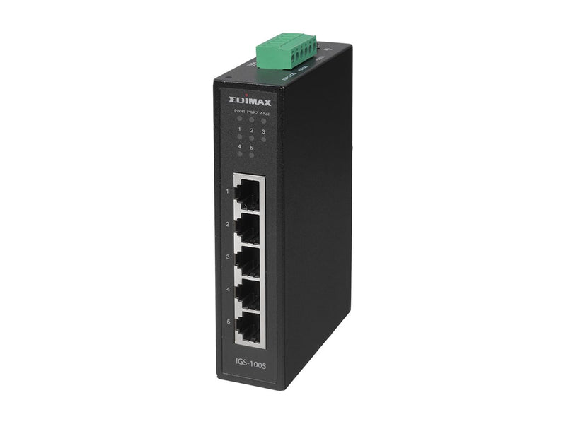 Edimax 5-Port Netzwerk-Switch – Gigabit, robustes Metallgehäuse
