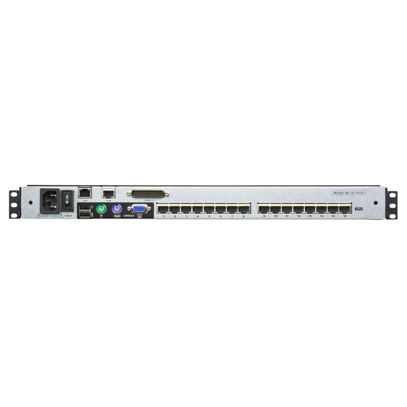 ATEN KVM Switch – 16 Anschlüsse, 19" Display