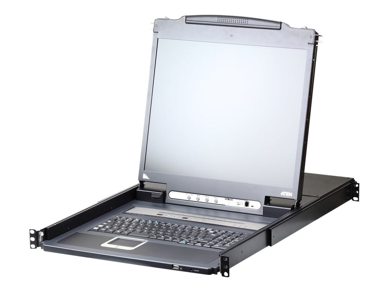 Aten 8-Port KVM Switch – 17" Display, USB & PS/2 Unterstützung