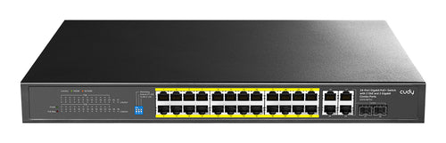 Cudy 24-Port Gigabit Switch – PoE+ für einfache Netzwerkverbindungen