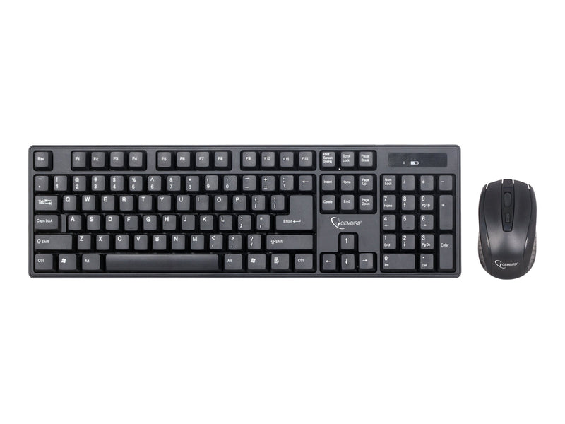 GEMBIRD Wireless Desktop-Set – Kabellos, mit Nummernblock