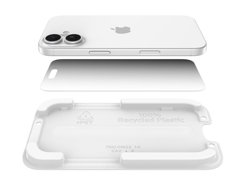 Belkin Bildschirmschutz – Antibakteriell, Schlagfest für iPhone 16 Pro