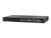 Cisco Managed Switch – 24 Ports, Stapelbar für Netzwerke
