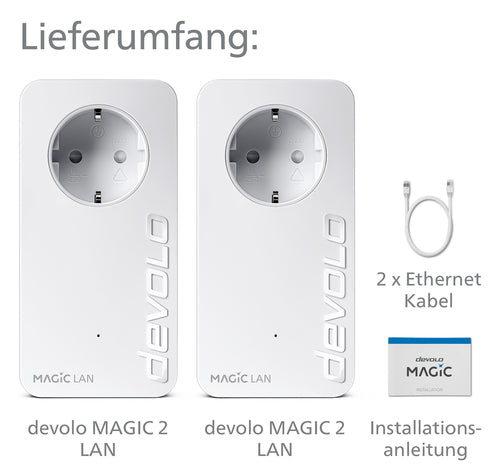Devolo Magic 2 LAN Starter Kit – Schnelles Internet über Stromleitung