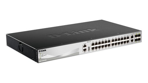 D-Link Netzwerk-Switch – 30 Anschlüsse, Gigabit Geschwindigkeit