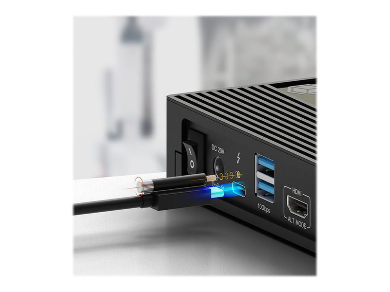 Raidsonic Dockingstation – Dreifache Videoausgabe, Schwarz