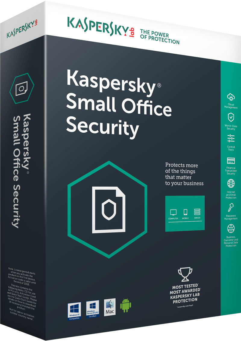 Kaspersky Sicherheitssoftware – Schutz für Bürogeräte