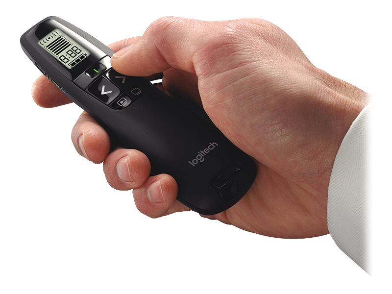 Logitech R800 Pro Presenter – 30 m Reichweite, einfach zu bedienen