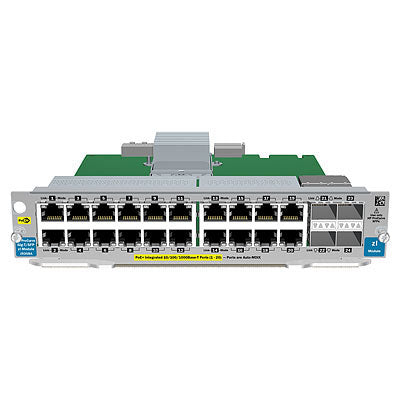 HP Enterprise Netzwerkmodul – 20 PoE+ Ports, 2 schnelle SFP+ Anschlüsse