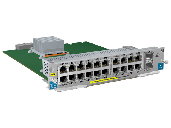 HP Enterprise Netzwerkmodul – 20 PoE+ Ports, 2 schnelle SFP+ Anschlüsse