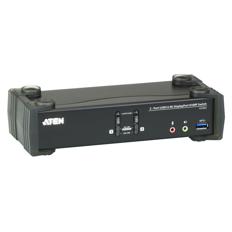 ATEN KVMP Switch – 4K-Display, USB 3.1 Hub