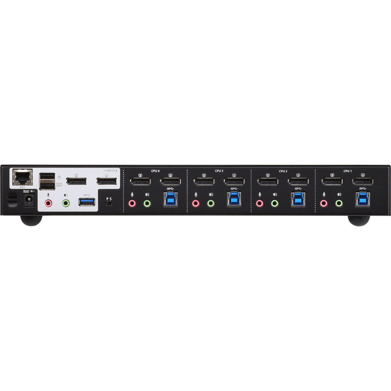 Aten KVMP-Switch – 4K DisplayPort für 2 Bildschirme, USB 3.0