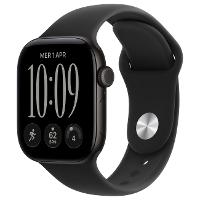Apple Watch S12 – Smartwatch mit Sportarmband, 42mm, Schwarz
