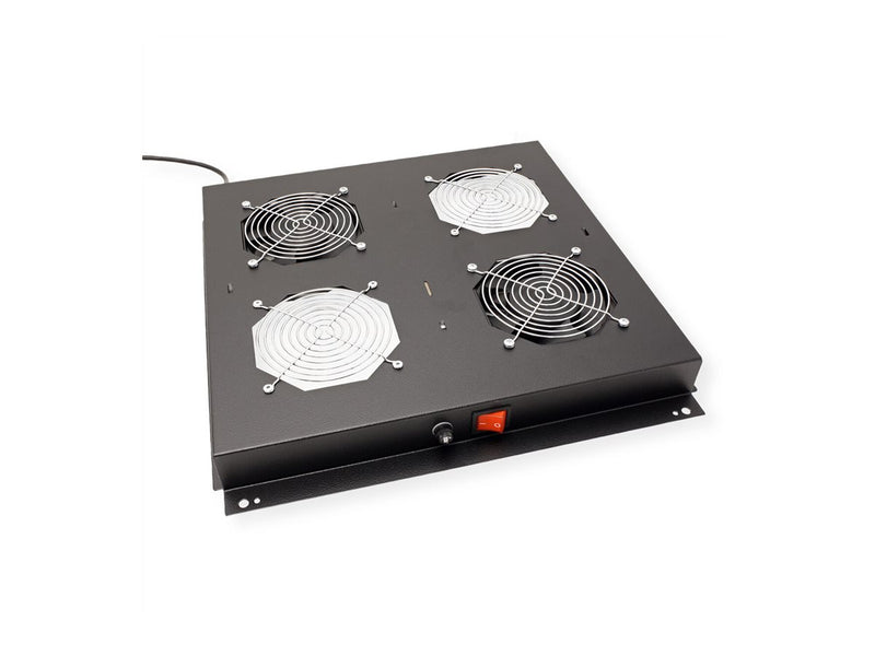 Roline Rack-Lüfter – 2 Lüfter für 19" Schränke, einfache Dachmontage