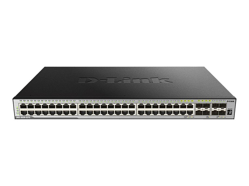 D-Link Netzwerk-Switch – 52 Ports, zentrale Verwaltung