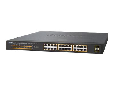 Planet Technology PoE Switch – 24 Anschlüsse, Gigabit Ethernet