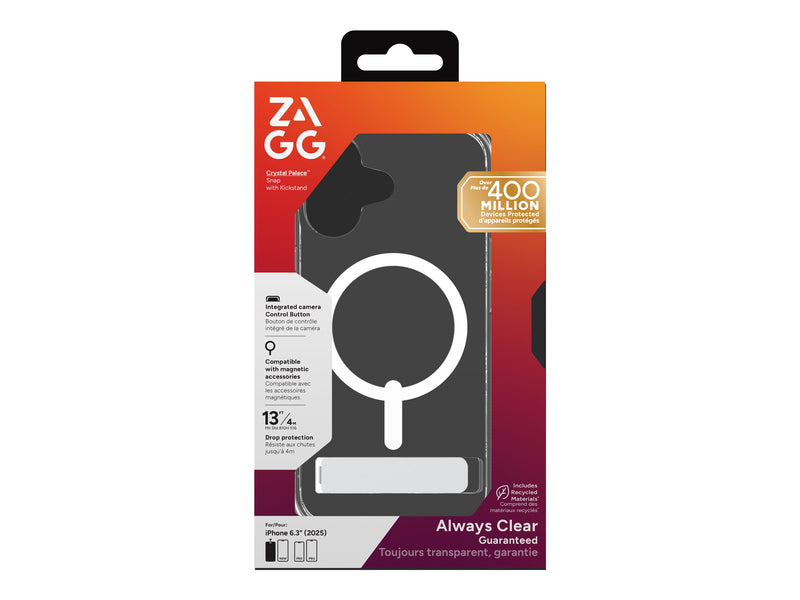 ZAGG iPhone 17 Case – MagSafe-kompatibel, integrierter Ständer