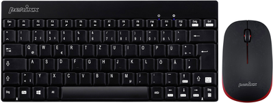 PERIXX Kabelloses Mini-Tastatur- und Maus-Set – platzsparend, einfach zu bedienen