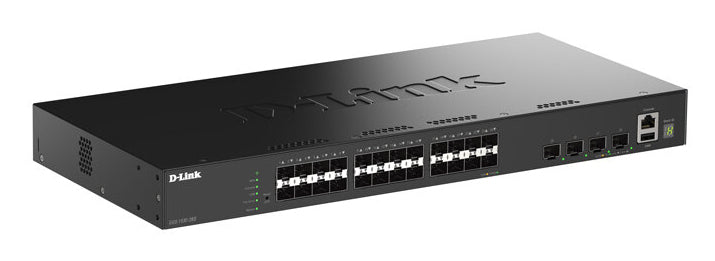 D-Link 28-Port Netzwerk-Switch – Gigabit Ethernet, stapelbar
