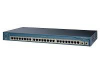 Cisco Netzwerk-Switch – 24 Anschlüsse, Glasfaser-Anbindung