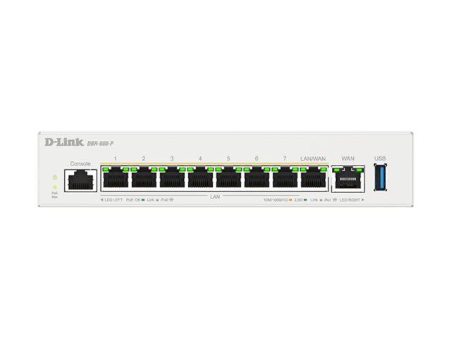 D-Link Business Router – 8 Ports, PoE-Unterstützung