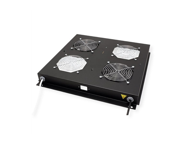 Roline Rack-Lüfter – 2 Lüfter für 19" Schränke, einfache Dachmontage