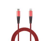 2GO USB-Datenkabel – 1 m, Rot, für Apple Geräte