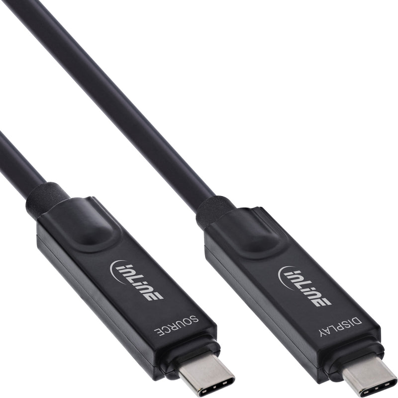 InLine USB-C Kabel – 15m, 8K Video, 60W Stromversorgung