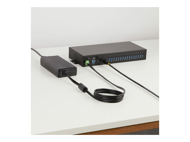 Startech USB 3.0 Hub – 16 Ports, robustes Metallgehäuse