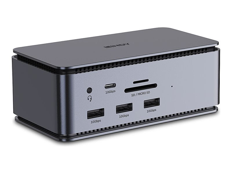 Lindy Docking Station – 8K Display-Anschluss, USB-C