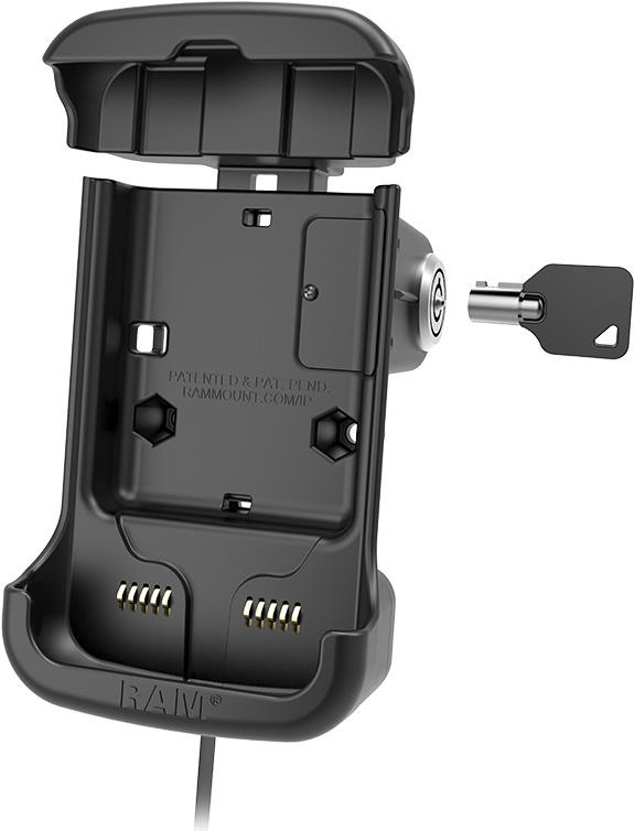 RAM MOUNTS Handy-Halterung – Mit Schloss und Ladefunktion
