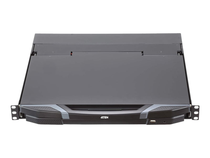 ATEN KVM-Konsole – 18,5" Full HD Display, HDMI, USB, für 19"-Rack