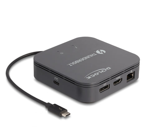 DELOCK Thunderbolt 3 Dockingstation – 8K-Display, USB-C Stromversorgung