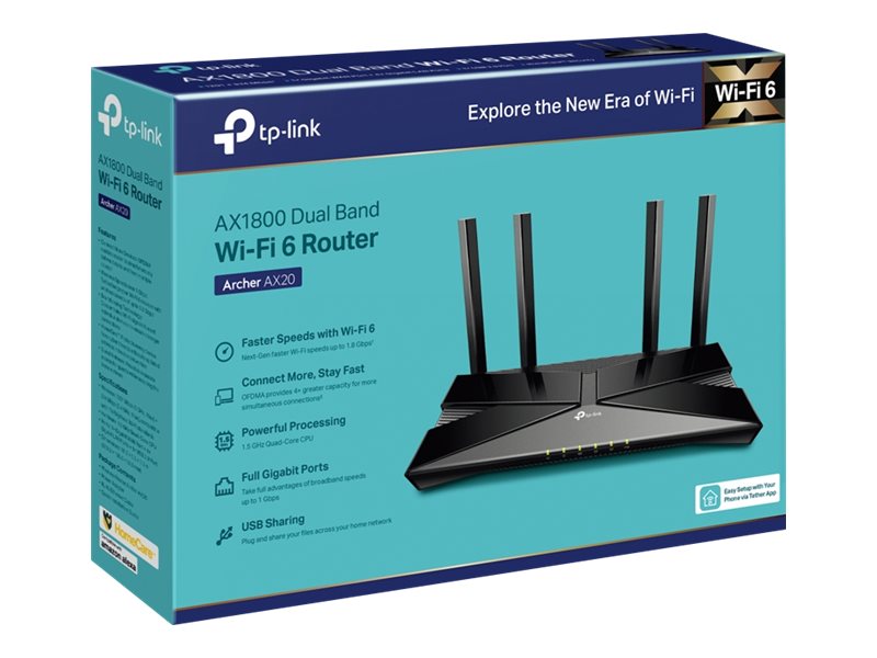 TP-Link Wi-Fi 6 Router – Schnelles Internet für Ihr Büro