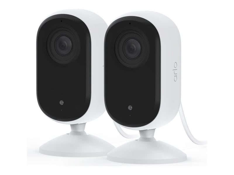 Arlo 2K Indoor-Kamera 2er-Set – WLAN, Zweiwege-Audio