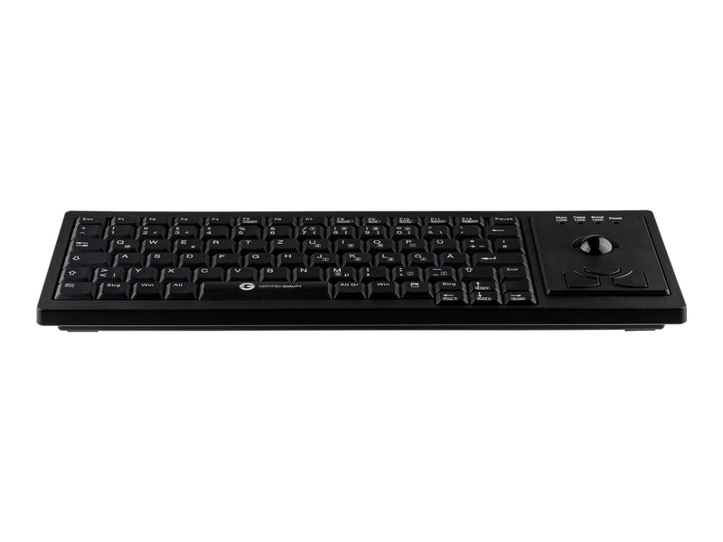 GETT Cleantype Xtra Roll Tastatur – Kompakt mit Trackball