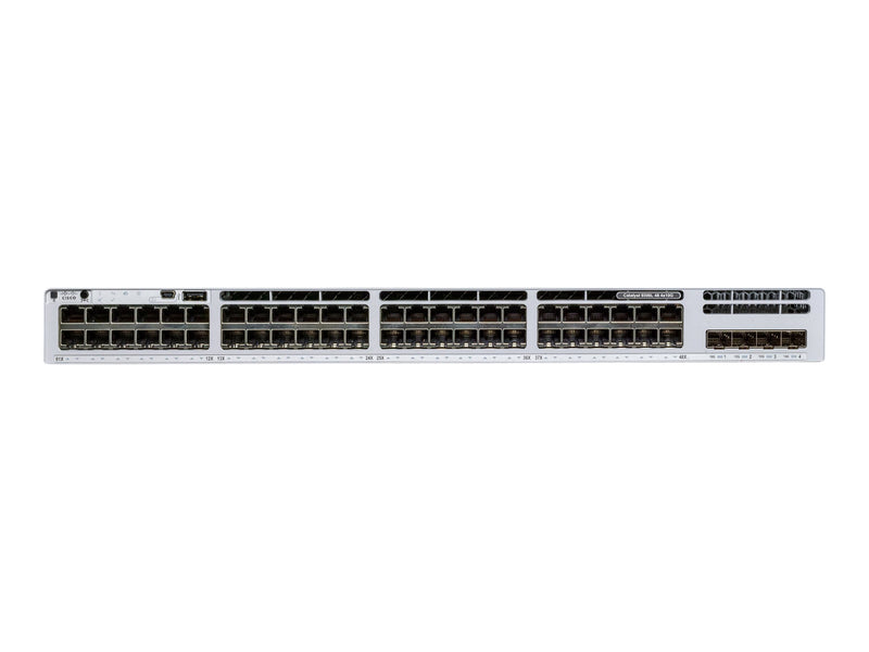 Cisco Netzwerk-Switch – 48 Anschlüsse, PoE+, 4 Uplink-Ports