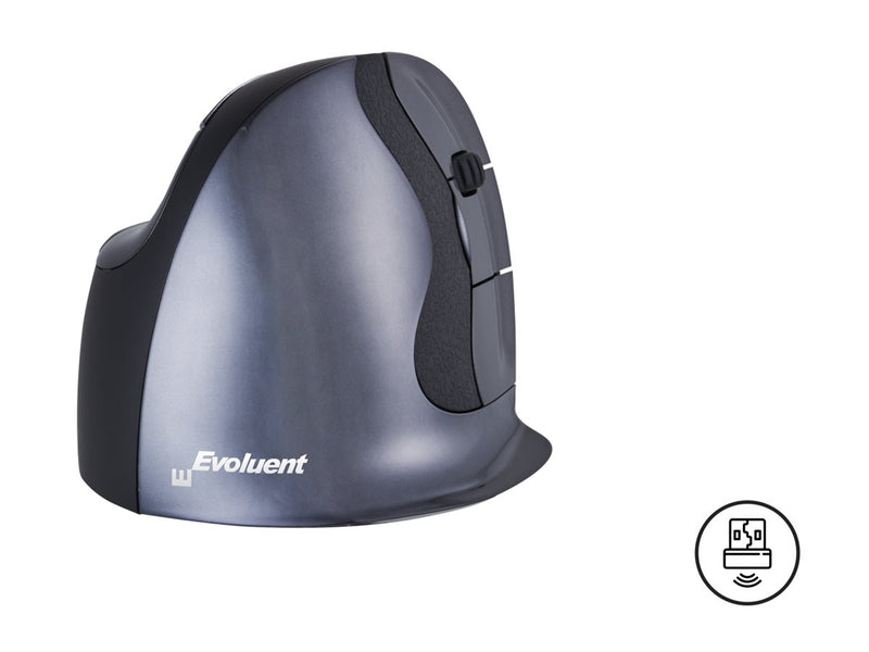 Bakker Elkhuizen Vertikale Maus – Ergonomisch, Kabellos für Rechtshänder