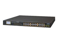 Planet Technology Netzwerk-Switch – 24 Ports, PoE+ Unterstützung