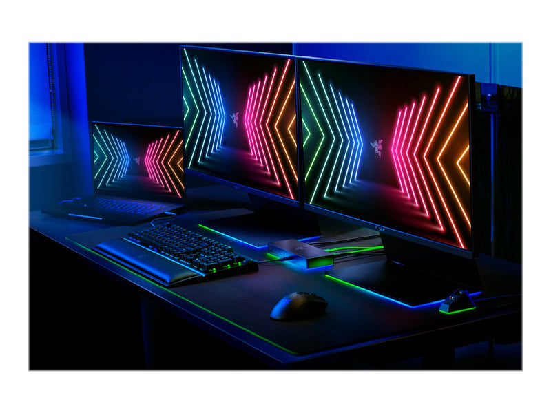 Razer Thunderbolt 4 Dock – 10 Anschlüsse, 2x 4K-Monitore
