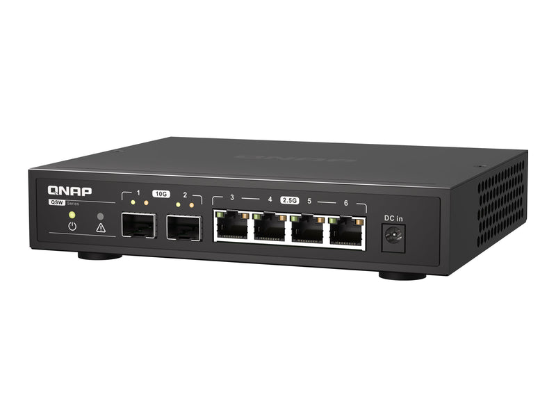 QNAP Netzwerk-Switch – 10GbE & 2,5GbE Anschlüsse, leise
