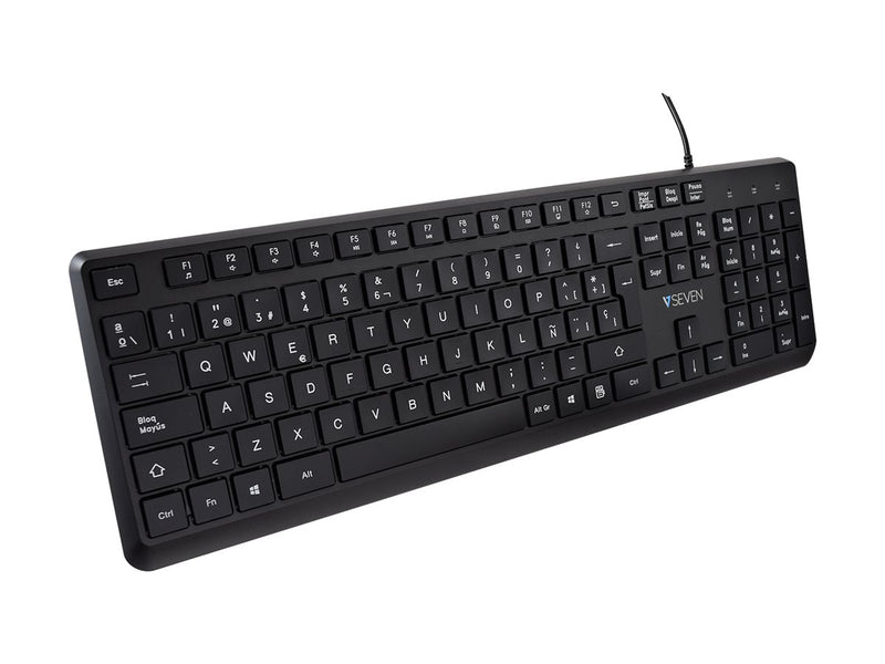 V7 USB-Tastatur – Spanisches Layout, Multimedia-Tasten