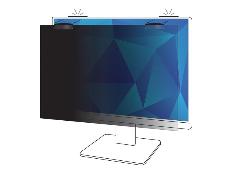 3M Blickschutzfilter – Für 24" Monitore, 2-Wege Schutz