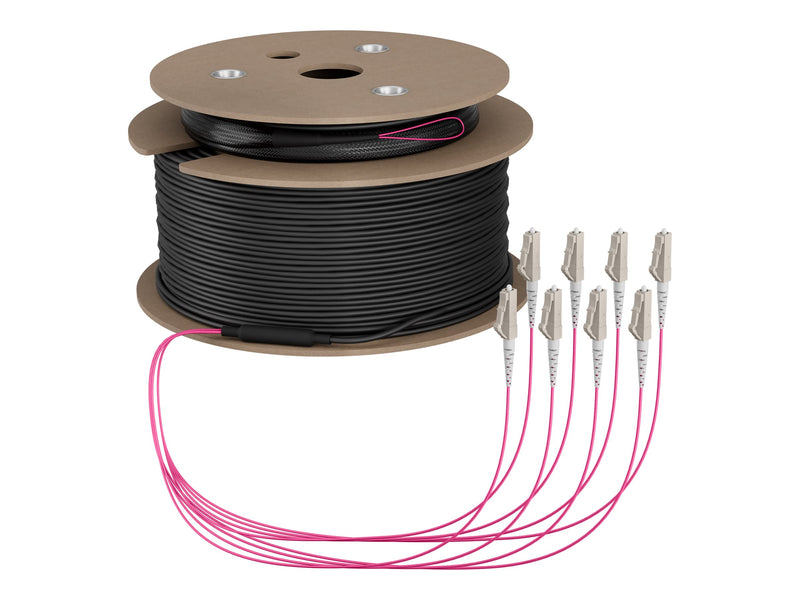 EFB Elektronik Glasfaser-Trunkkabel – 160m, OM4, LC/LC