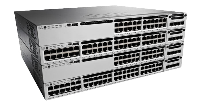 Cisco Netzwerk-Switch – 48 Anschlüsse, stapelbar